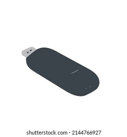 External Camera Capture Card Icon Stock Illustration. The Icon Depicts External Camera Capture Card For Stream and Record with DSLR, Camcorder, Action Cam as Webcam.