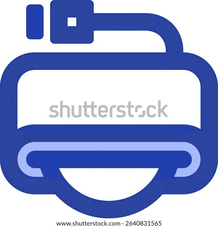 external dvd rom icon blue style design