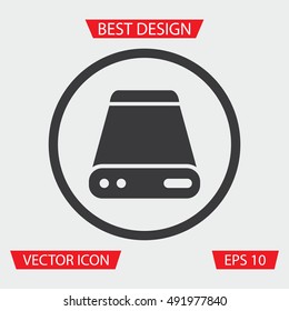 External Hard Drive Icon
