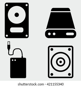 External Hard Drive Icons