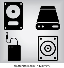 External Hard Drive Icons