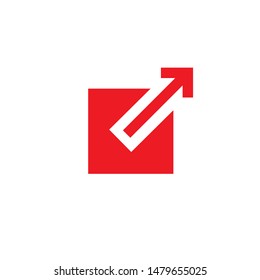 External link icon with box & arrow pointing outward