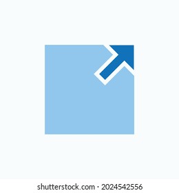 External Link Icon. Connection Symbol  - Vector.