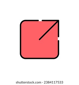 External link icon set illustration. link sign and symbol. hyperlink symbol