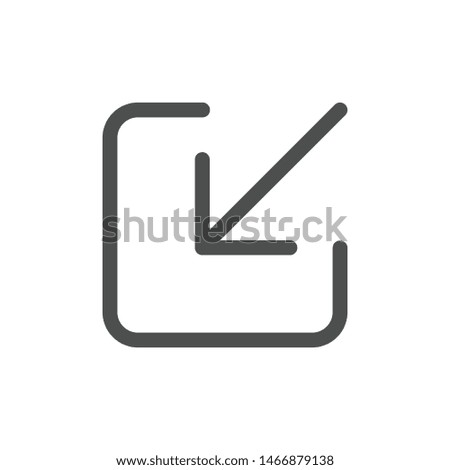 External link social media icon isolated on white background. Hyperlink symbol modern, simple, vector, icon for website design, mobile app, ui. Vector Illustration