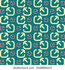 External link trendy repeating pattern beautiful vector illustration blue background