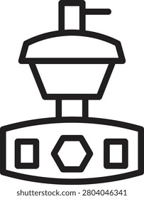 External Part Vehicle Line Icon