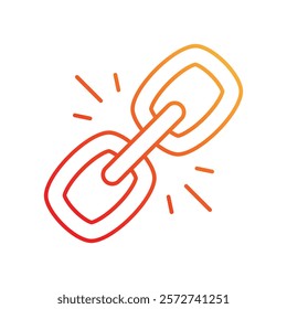 External Resources icon with white background vector stock illustration