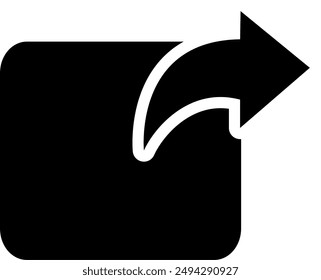 External share icon vector. Replaceable vector design.
