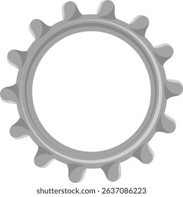 external tooth lock washer vector.
