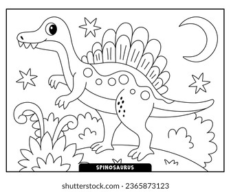 Extinct Dinosaurs Animals Coloring Pages for Kids