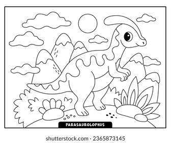 Extinct Dinosaurs Animals Coloring Pages for Kids