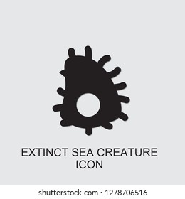 extinct sea creature icon . Editable filled extinct sea creature icon from time. Trendy extinct sea creature icon for web and mobile.