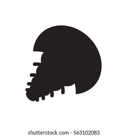 extinct sea creature icon illustration isolated vector sign symbol