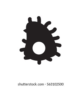 extinct sea creature icon illustration isolated vector sign symbol