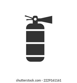 Extinguiser icon. Firefighting vector ilustration.