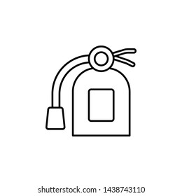 Extinguisher, firefighter icon. Element of firefighter icon. Thin line icon for website design and development, app development
