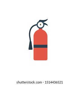 extinguisher glyph flat vector icon