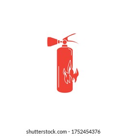 extinguisher icon design vector template eps10
