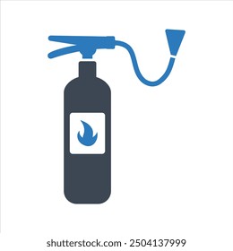 Extinguisher icon. Fire extinguisher icon