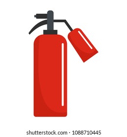 Extinguisher icon. Flat illustration of extinguisher vector icon for web