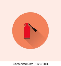 extinguisher icon. flat style