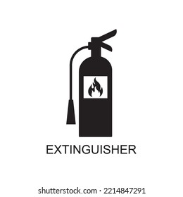 extinguisher icon , safety icon vector