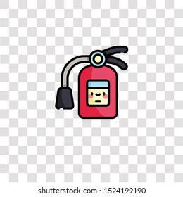 extinguisher icon sign and symbol. extinguisher color icon for website design and mobile app development. Simple Element from firefighter collection for mobile concept and web apps icon.