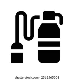 extinguisher icon. vector glyph icon for your website, mobile, presentation, and logo design.