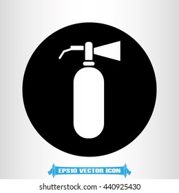 extinguisher icon vector illustration EPS 10.