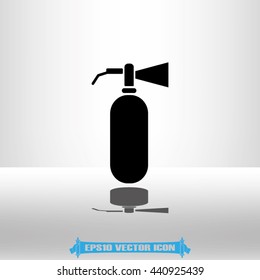 extinguisher icon vector illustration EPS 10.