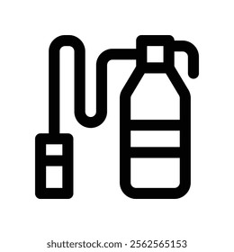 extinguisher icon. vector line icon for your website, mobile, presentation, and logo design.