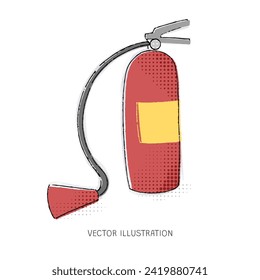 Extinguisher Illustrator Vector Clip Art