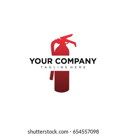 Extinguisher Logo Template Design