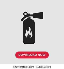 Extinguisher vector icon