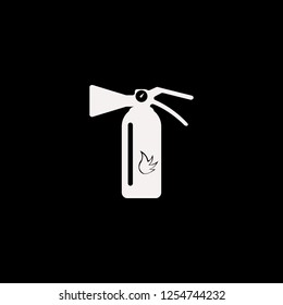 extinguisher vector icon. flat extinguisher design. extinguisher illustration for graphic 