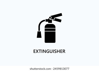 Extinguisher Vector Icon Or Logo Illustration