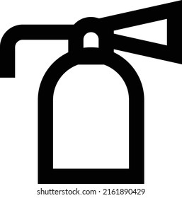 extinguisher  Vector illustration on a transparent background.Premium quality symmbols.Stroke vector icons for concept and graphic design.