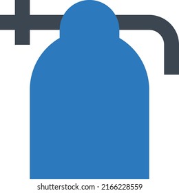 extinguisher Vector illustration on a transparent background.Premium quality symbols.Glyphs vector icon for concept and graphic design.