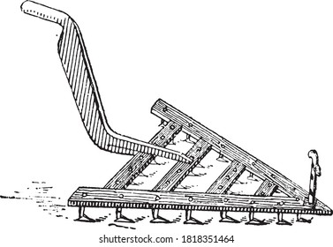 Extirpator (agriculture), From the Dictionary of Word and Things, 1888.