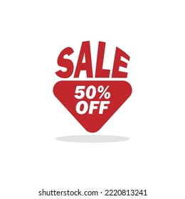 extra big sale promotion label design up to 50% to promote your product
