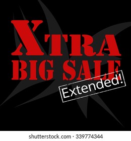 Extra Big Sale-conceptual background,vector illustration