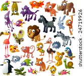extra big vector animal set