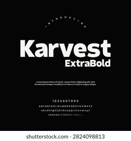Extra bold modern heavyweight display font design with typeface typography alphabet branding characters headline corporate marketing advertisement