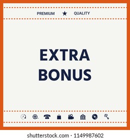 Extra bonus - button