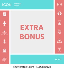 Extra bonus - button