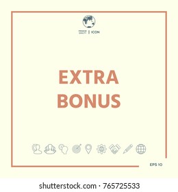 Extra bonus - button