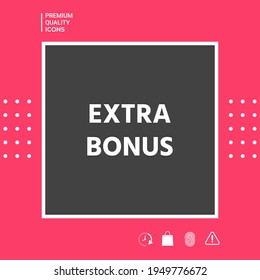 Extra bonus - button. Element for your design