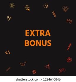 Extra bonus - button. Graphic elements for your design