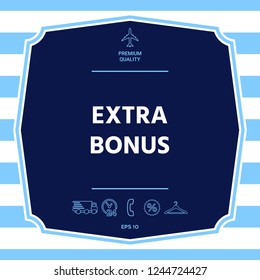 Extra bonus - button. Graphic elements for your design
